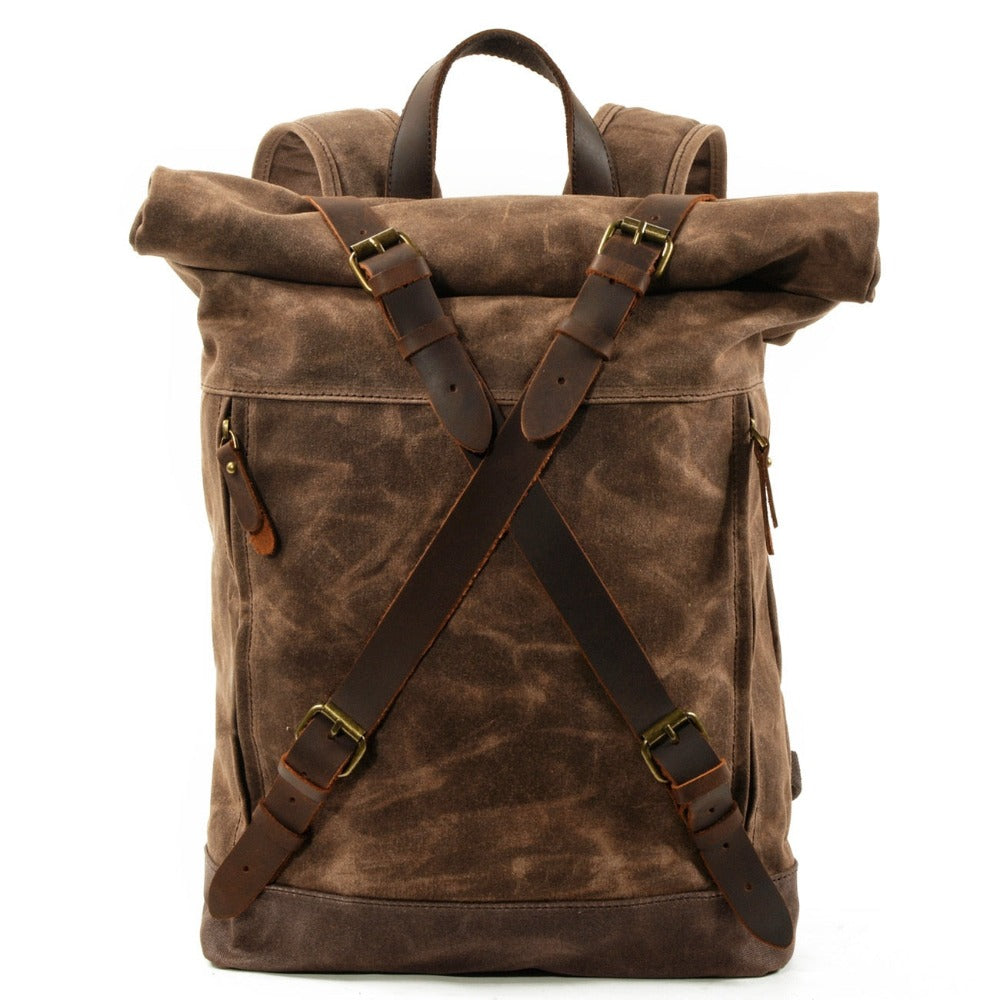 Sac à Dos de Randonnée Léger en Toile Imperméable pour Homme