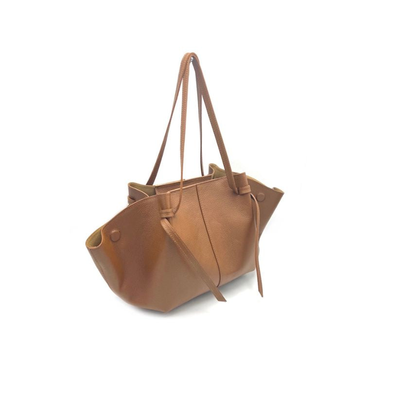 Sac de courses pour femmes en cuir véritable italien : élégant et tendance