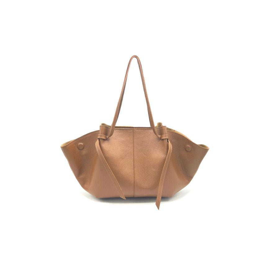 Sac de courses pour femmes en cuir véritable italien : élégant et tendance