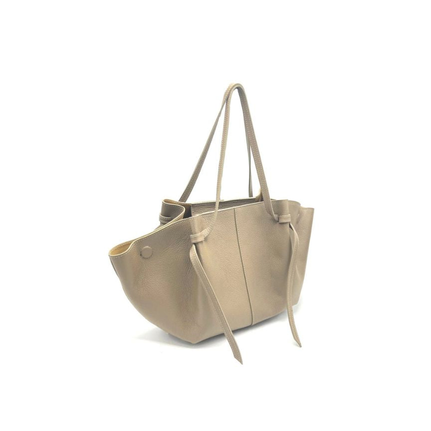 Sac de courses pour femmes en cuir véritable italien : élégant et tendance