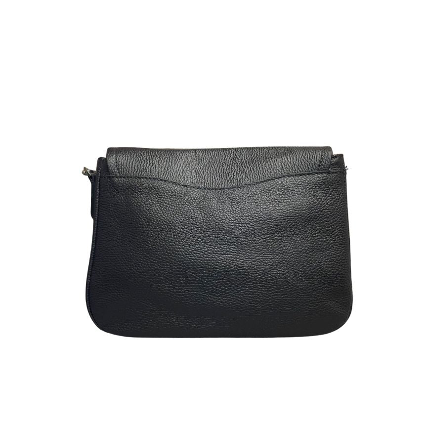 Sac à main en cuir italien pour le quotidien - Sac à bandoulière de taille moyenne, simple