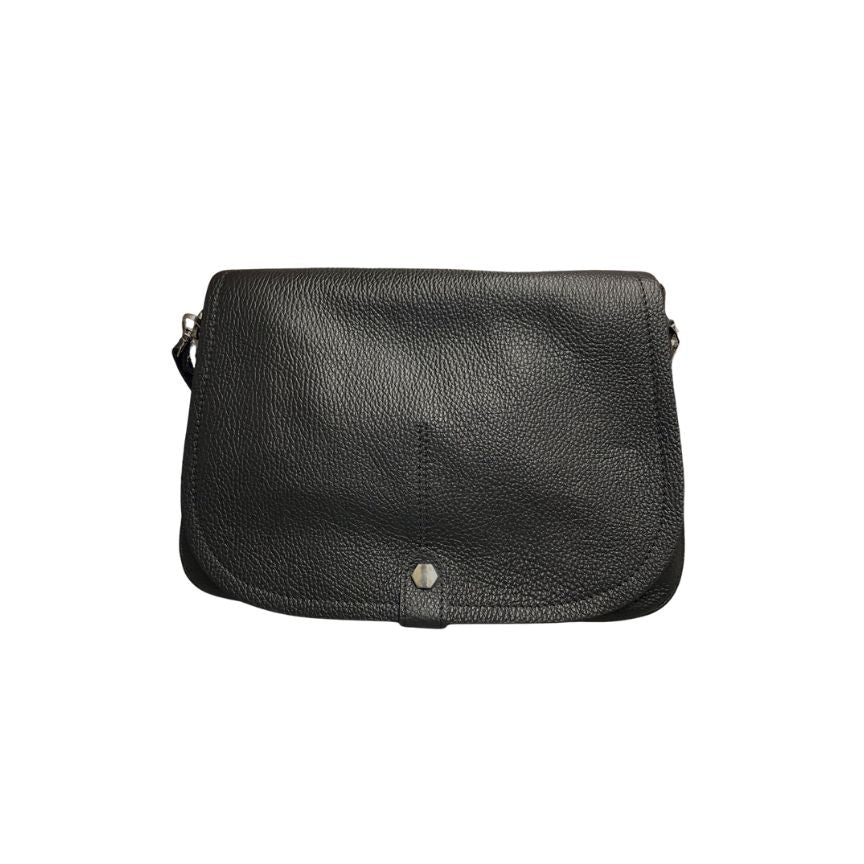 Sac à main en cuir italien pour le quotidien - Sac à bandoulière de taille moyenne, simple