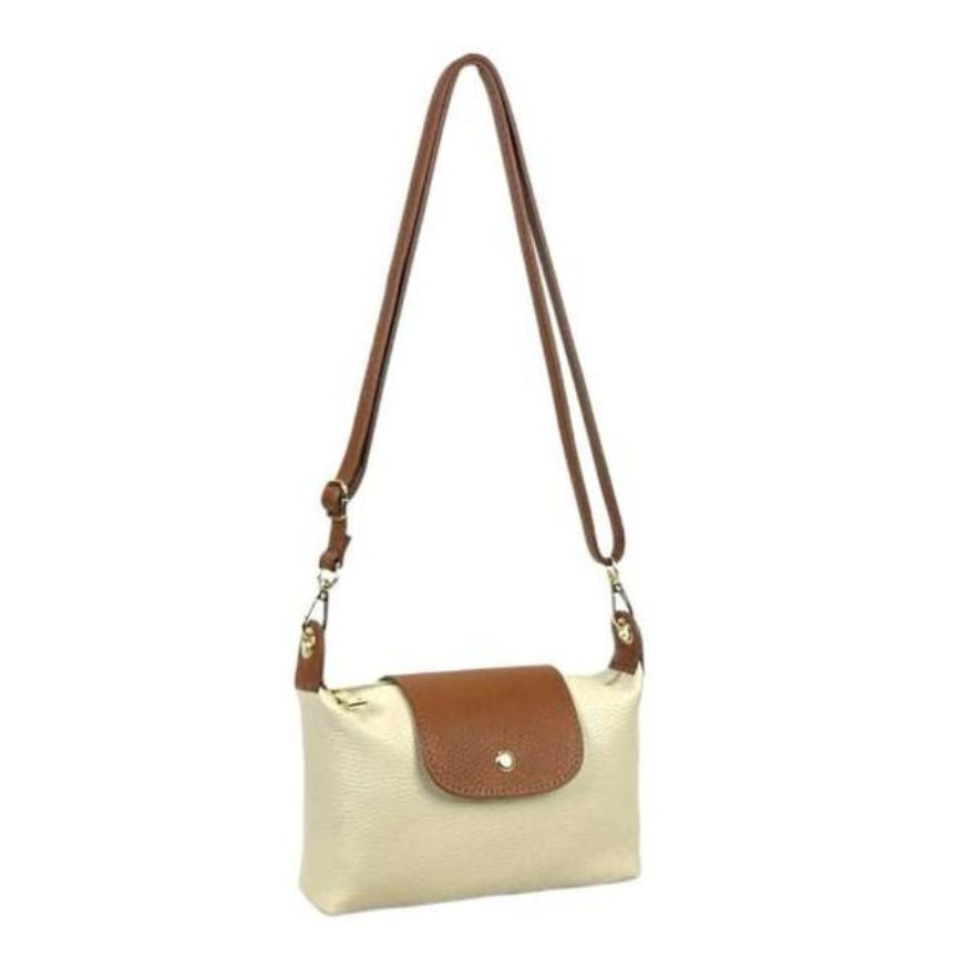 Petit sac bandoulière en cuir italien, élégant et polyvalent