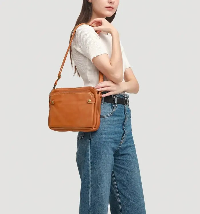 Evi - Sac à bandoulière en cuir de luxe