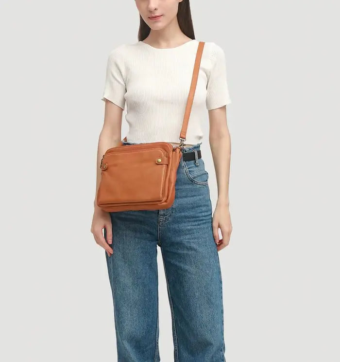 Evi - Sac à bandoulière en cuir de luxe