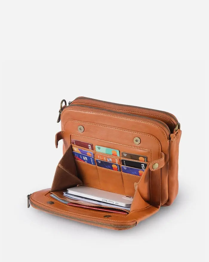 Evi - Sac à bandoulière en cuir de luxe
