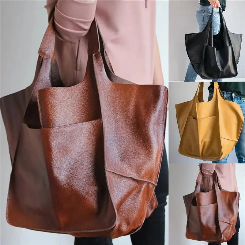 Clara | Sac Shopper en Cuir Vintage