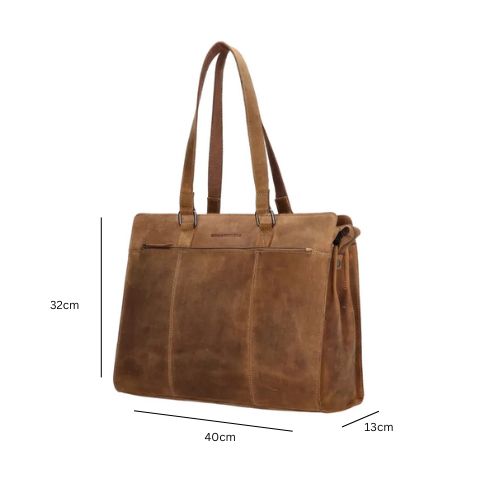 Sac en cuir pour homme 15 pouces - Mallette avec grand espace de rangement