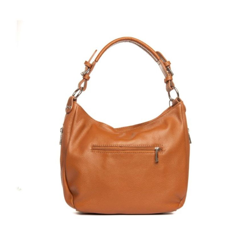 Sac shopper en cuir de taille moyenne avec poches latérales pratiques pour femmes