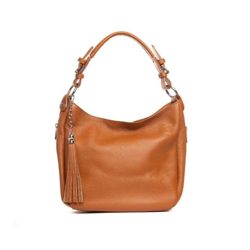 Sac shopper en cuir de taille moyenne avec poches latérales pratiques pour femmes