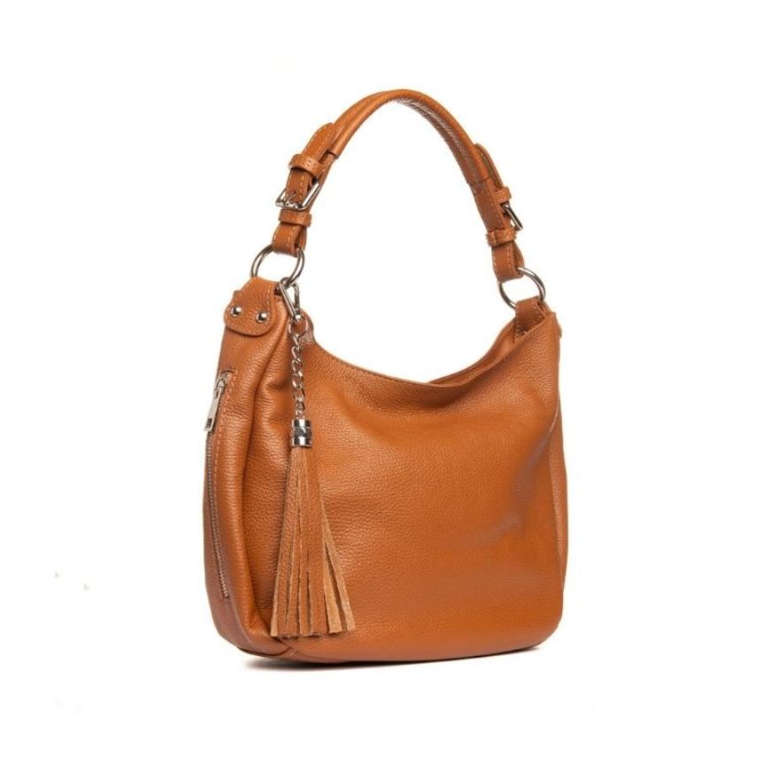 Sac shopper en cuir de taille moyenne avec poches latérales pratiques pour femmes