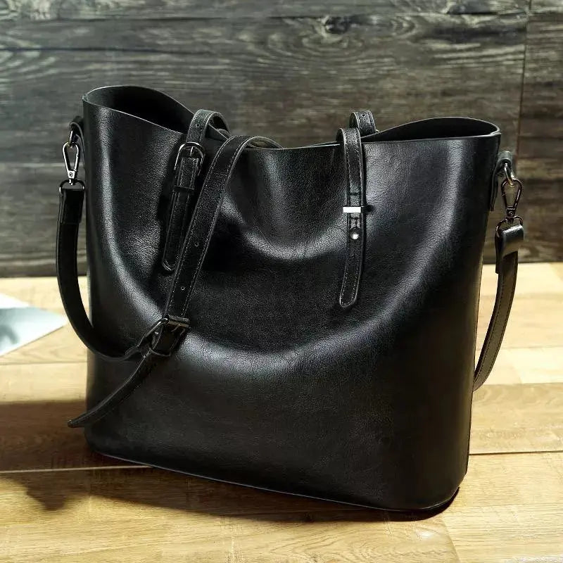 Lola - Sac à main en cuir vintage intemporel