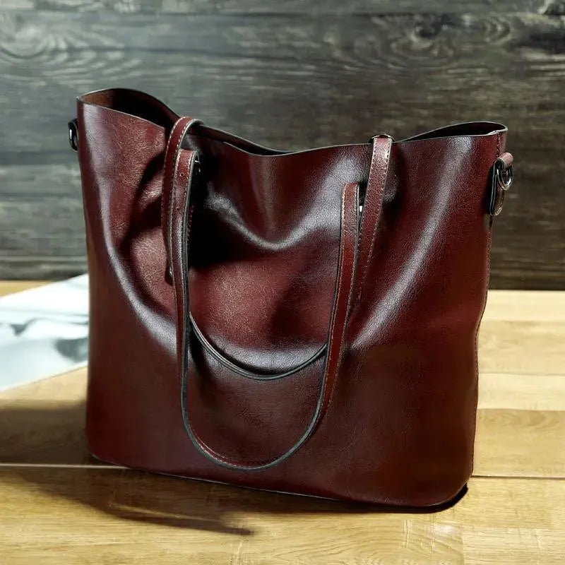 Lola - Sac à main en cuir vintage intemporel