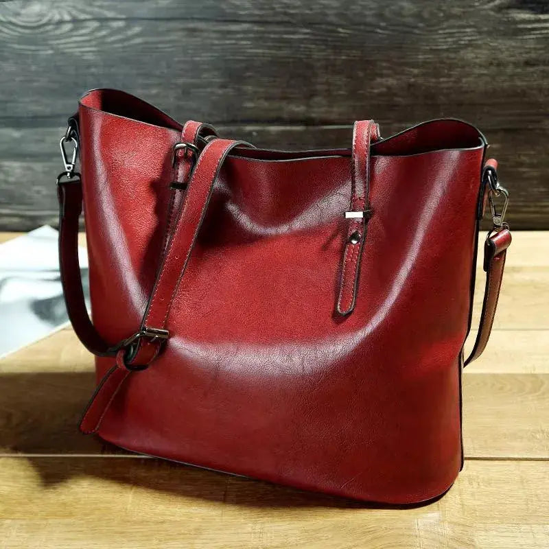 Lola - Sac à main en cuir vintage intemporel