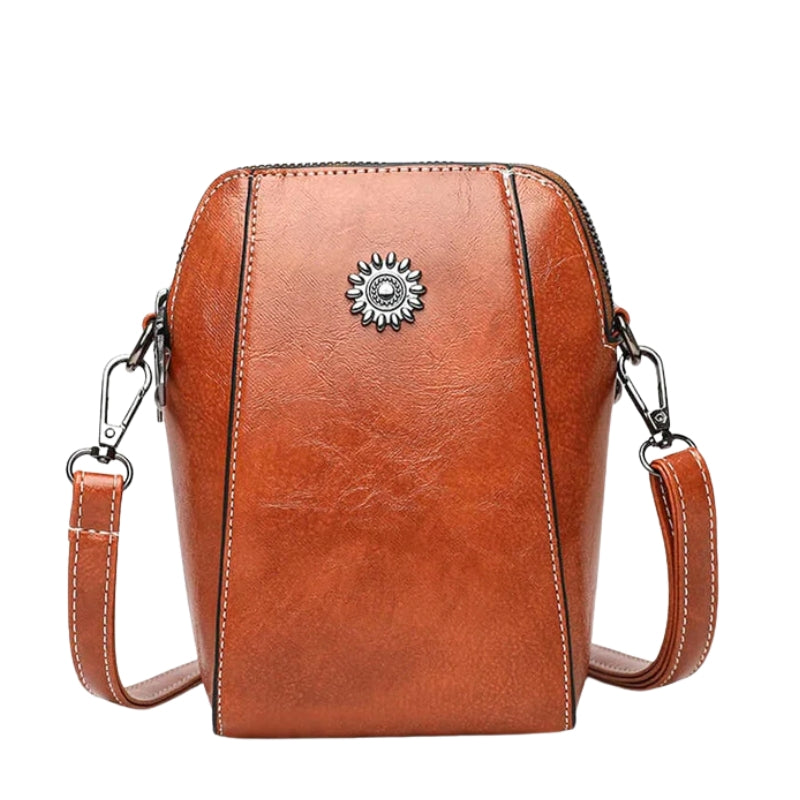 Sac Bandoulière pour Femmes en Simili Cuir | Plusieurs Poches