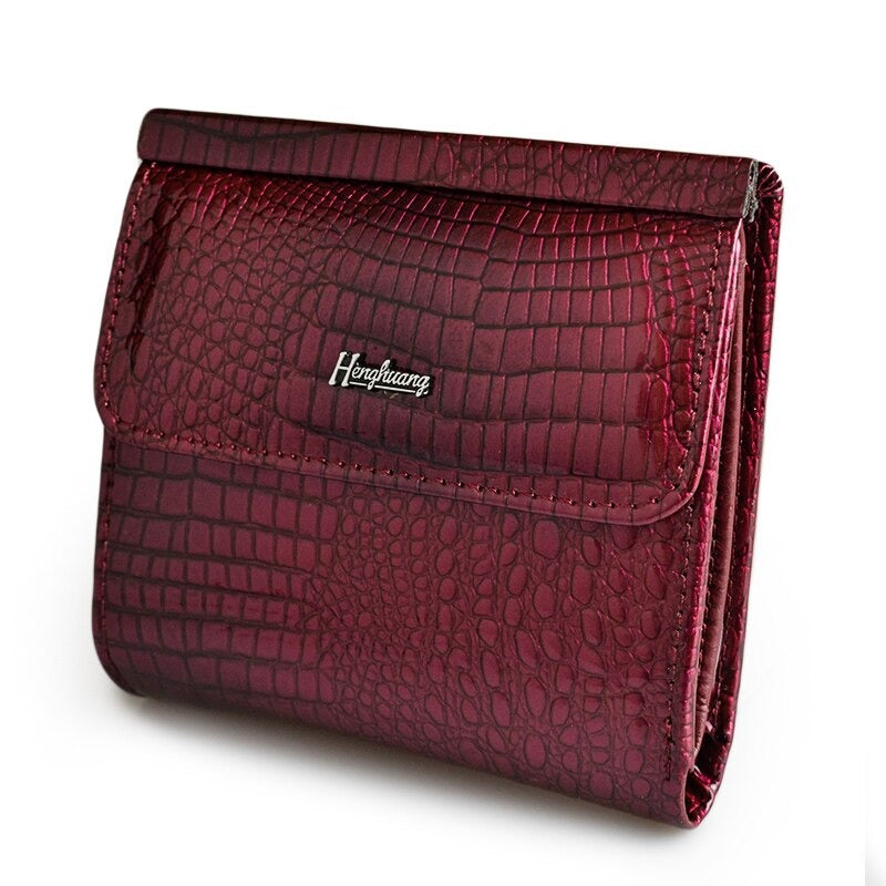 Porte-monnaie à Motifs Crocodile en Tendances