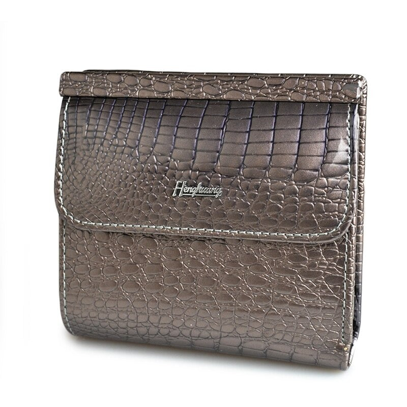 Porte-monnaie à Motifs Crocodile en Tendances
