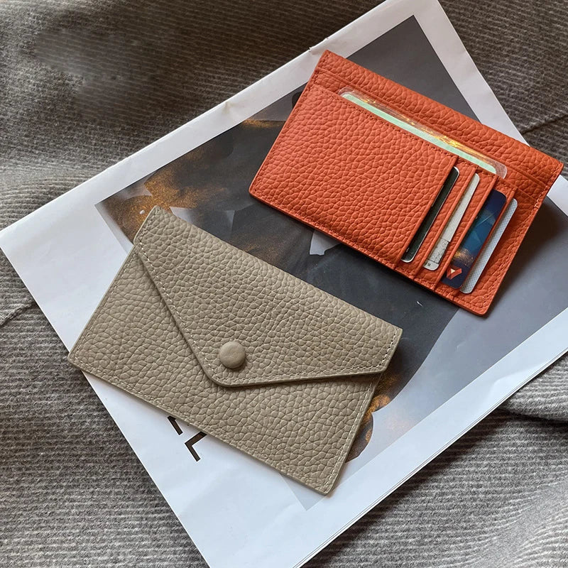 Porte Carte Bancaire en Cuir pour Femme