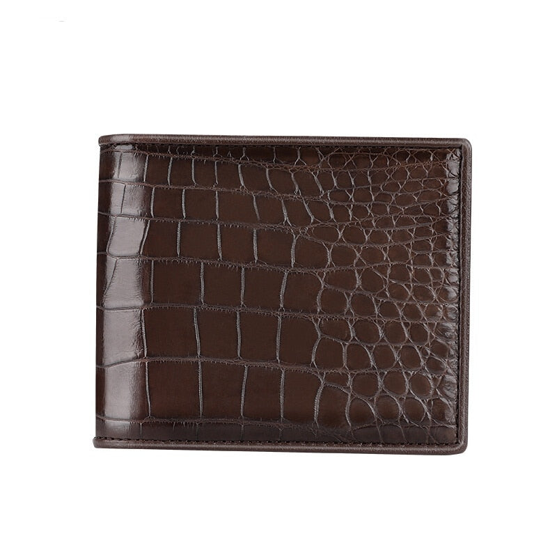 Portefeuille de Luxe en Cuir à Motif Croco Homme