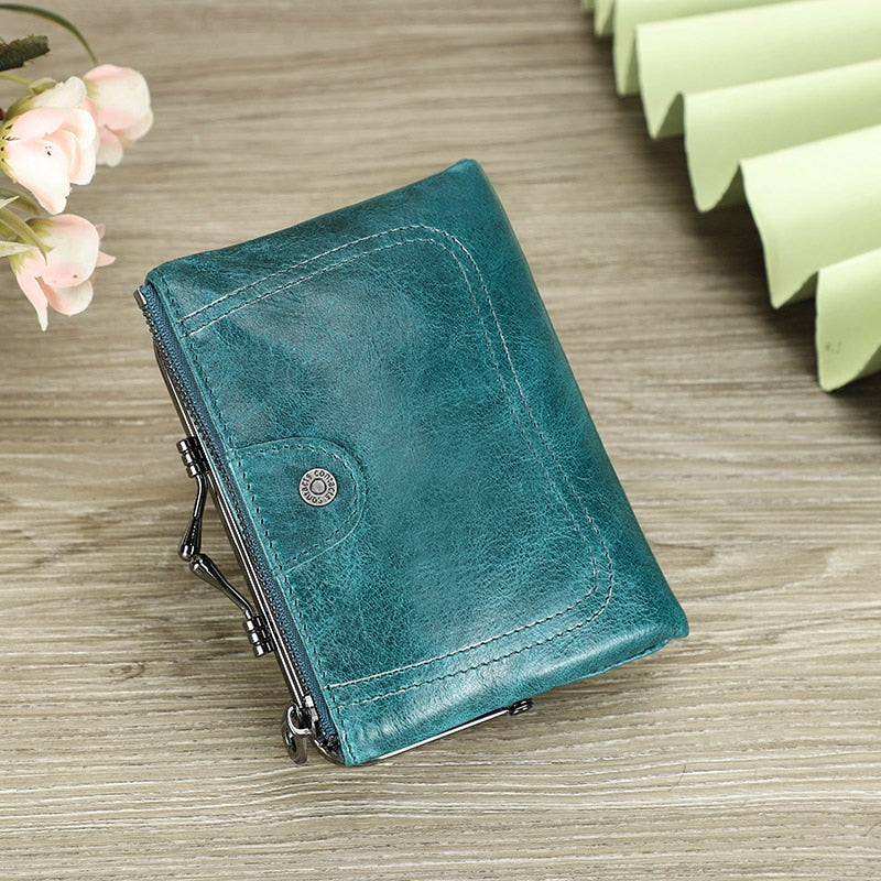 Porte Monnaie pour Femme à Fermeture CLIC CLAC