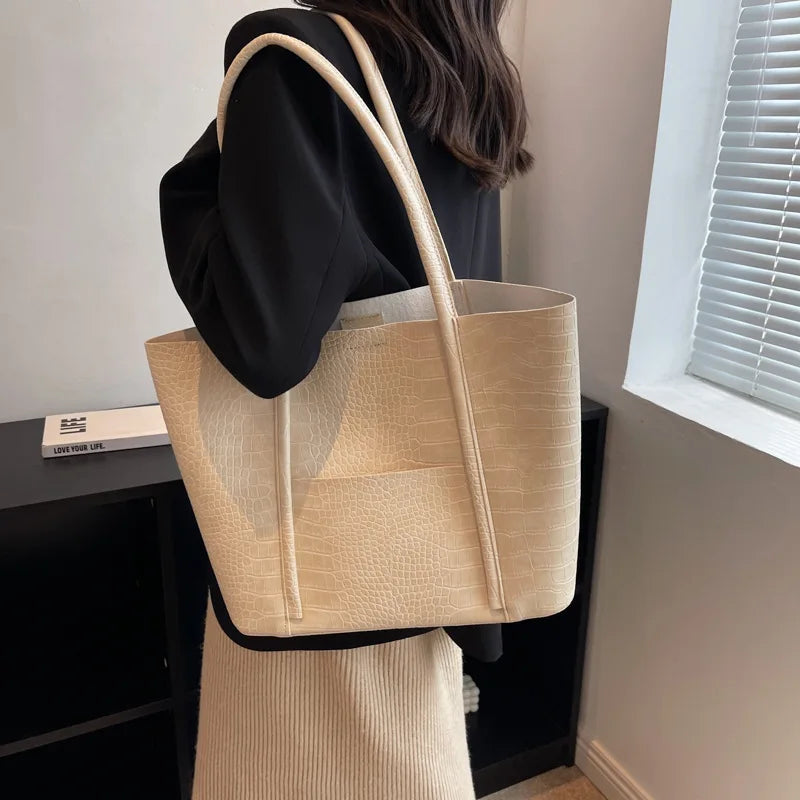 Betina™ - Sac à bandoulière en cuir crocodile