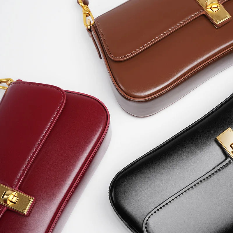 Sac à bandoulière avec Détails Dorés