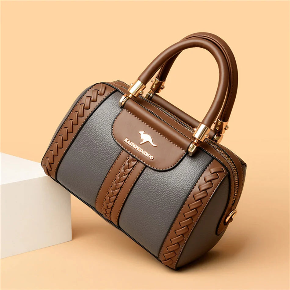 Sac à Main en Cuir avec Bandoulière