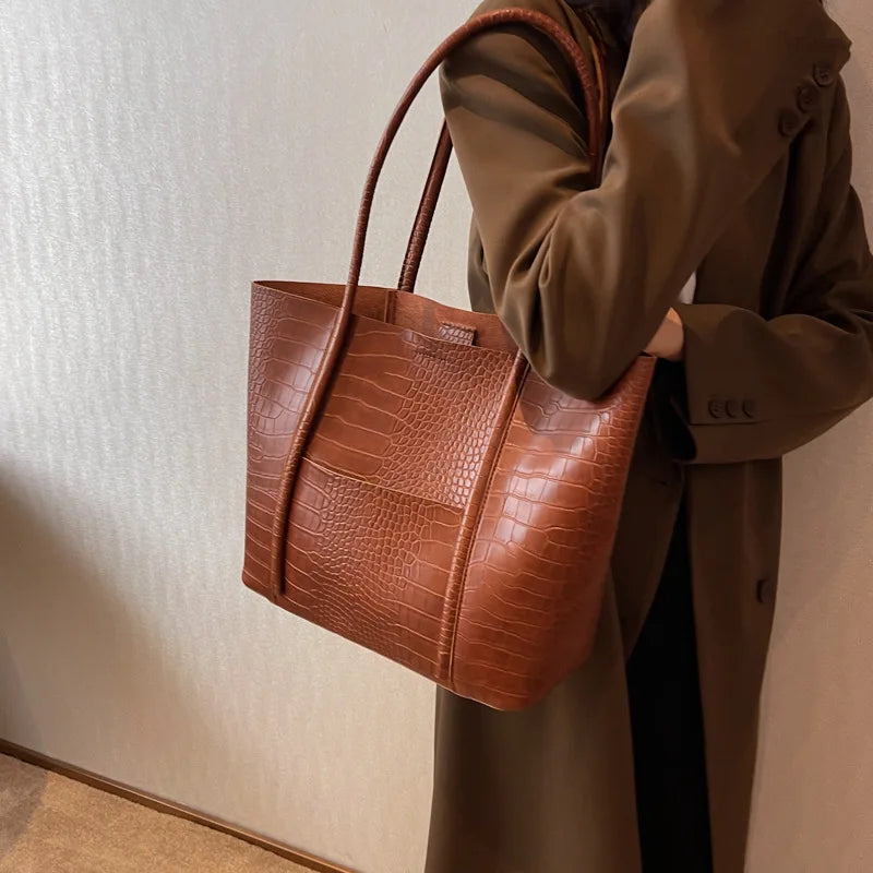 Betina™ - Sac à bandoulière en cuir crocodile