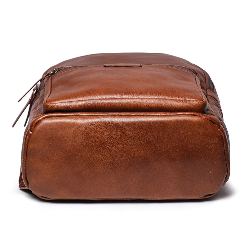 Sac à Dos Homme en Cuir de Grande Capacité pour Voyage
