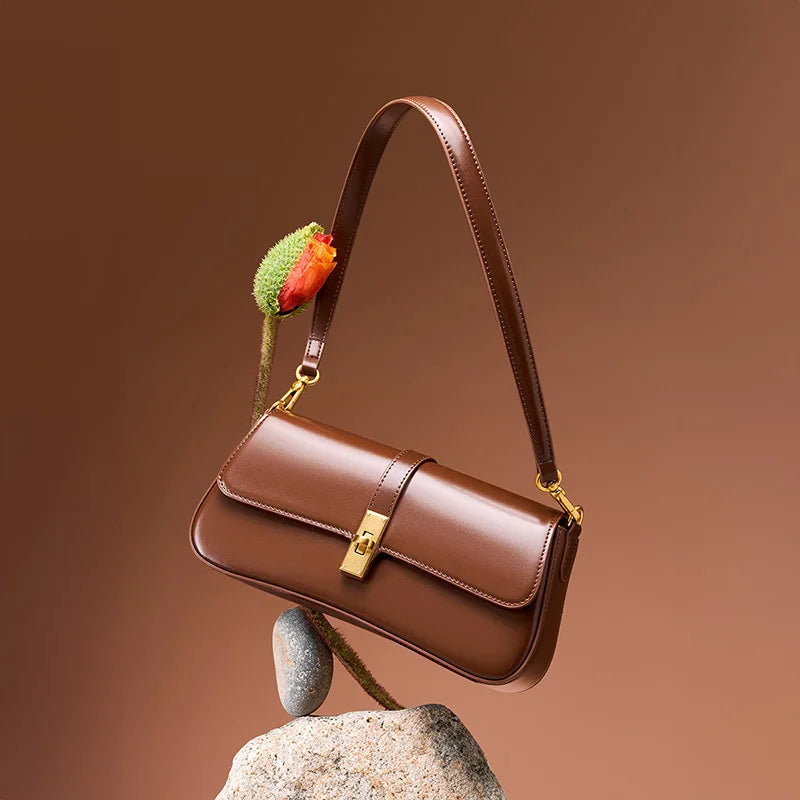 Sac à bandoulière avec Détails Dorés