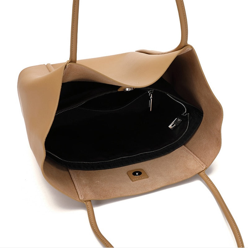 Sac Bandoulière Décontracté & Pratique en Cuir