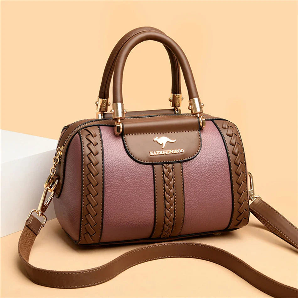 Sac à Main en Cuir avec Bandoulière