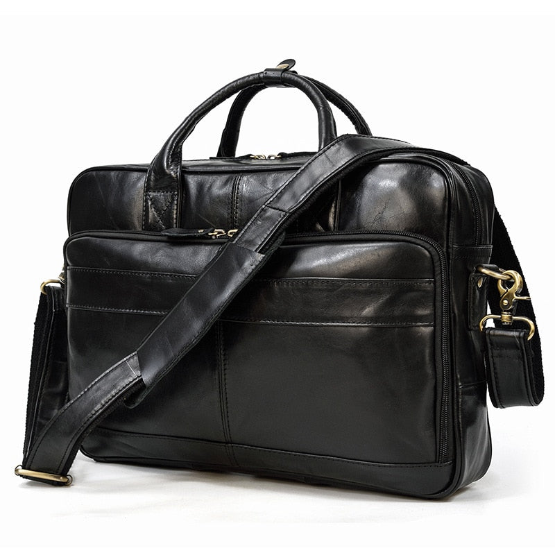 Porte Document en Cuir Vintage pour Homme