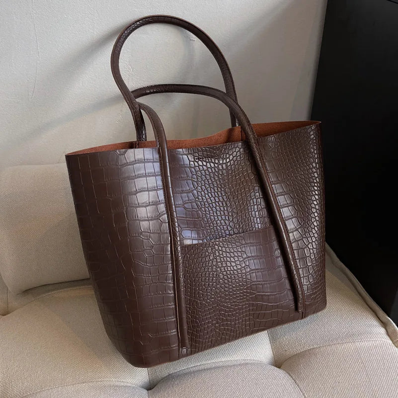 Betina™ - Sac à bandoulière en cuir crocodile