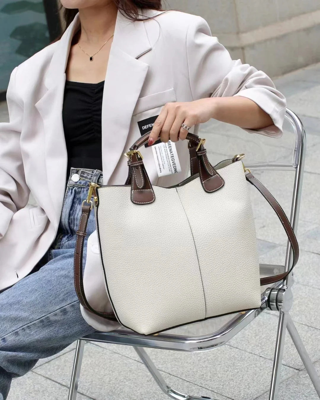 Sac Seau en Cuir pour Femme