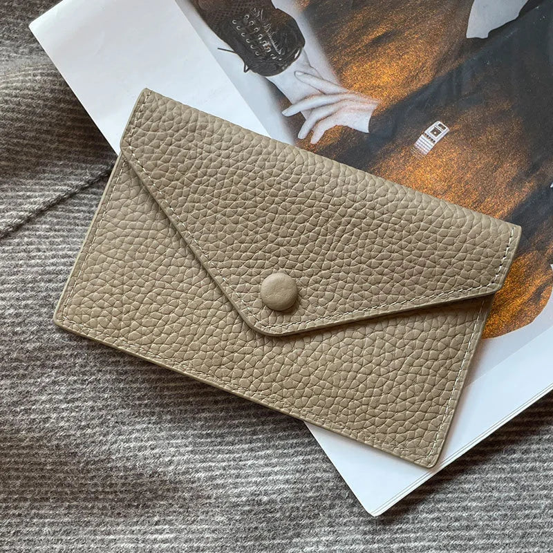 Porte Carte Bancaire en Cuir pour Femme