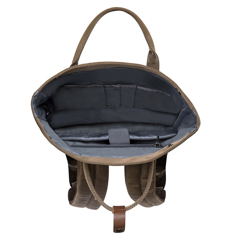Sac Ordinateur à Dos Pliable Simple en Toile