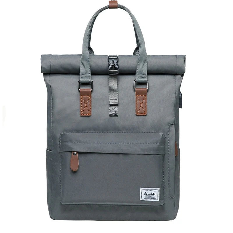Sac Ordinateur à Dos Pliable Simple en Toile
