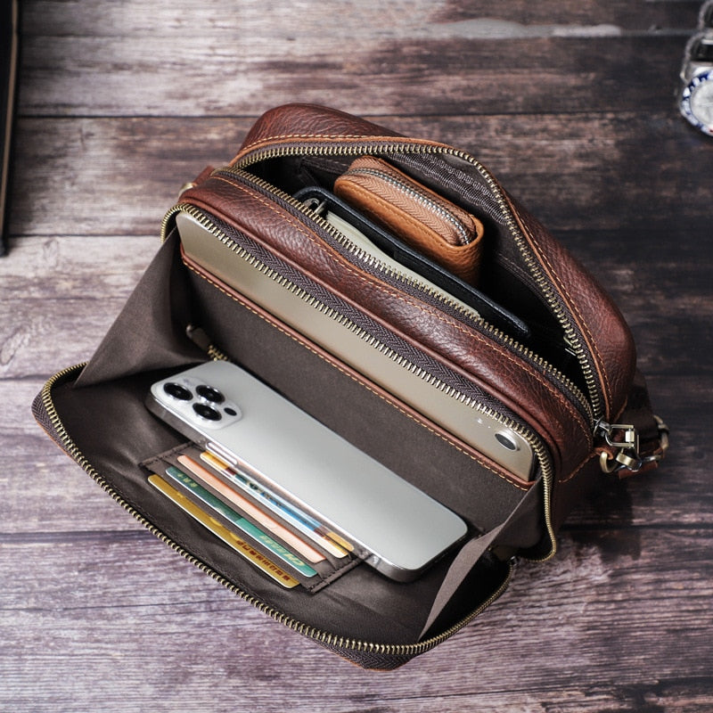 Sac Bandoulière de Luxe Polyvalent en Tendance pour Homme