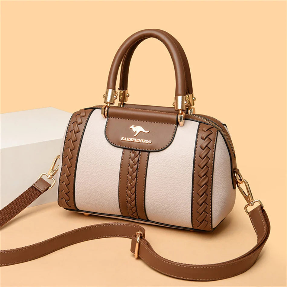 Sac à Main en Cuir avec Bandoulière