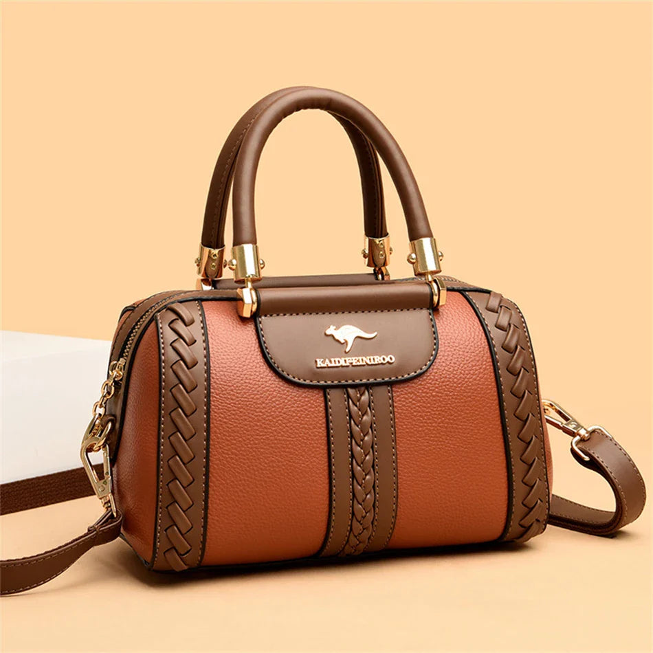 Sac à Main en Cuir avec Bandoulière