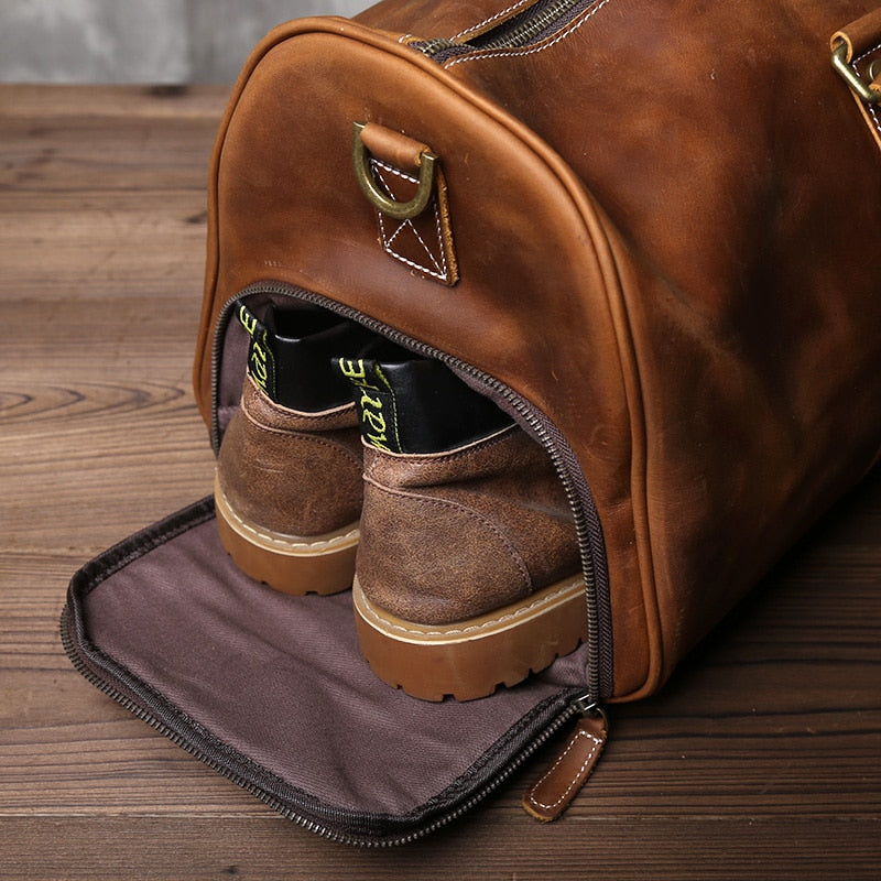 Sac de Voyage en Cuir de Luxe pour Homme