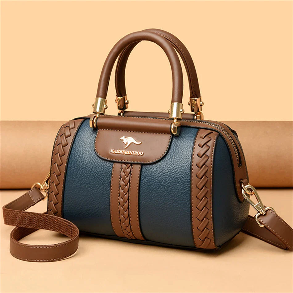 Sac à Main en Cuir avec Bandoulière