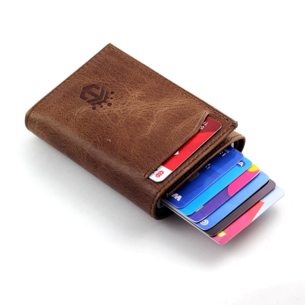 Portefeuille Classique & Fin de Luxe en Cuir