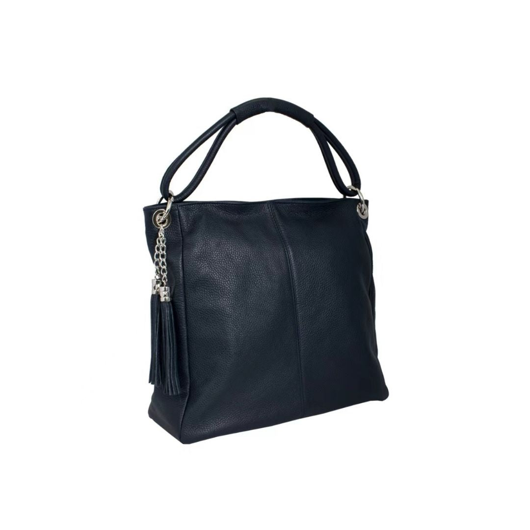 Sac à bandoulière en cuir pour femmes, taille moyenne - idéal pour le travail et le quotidien