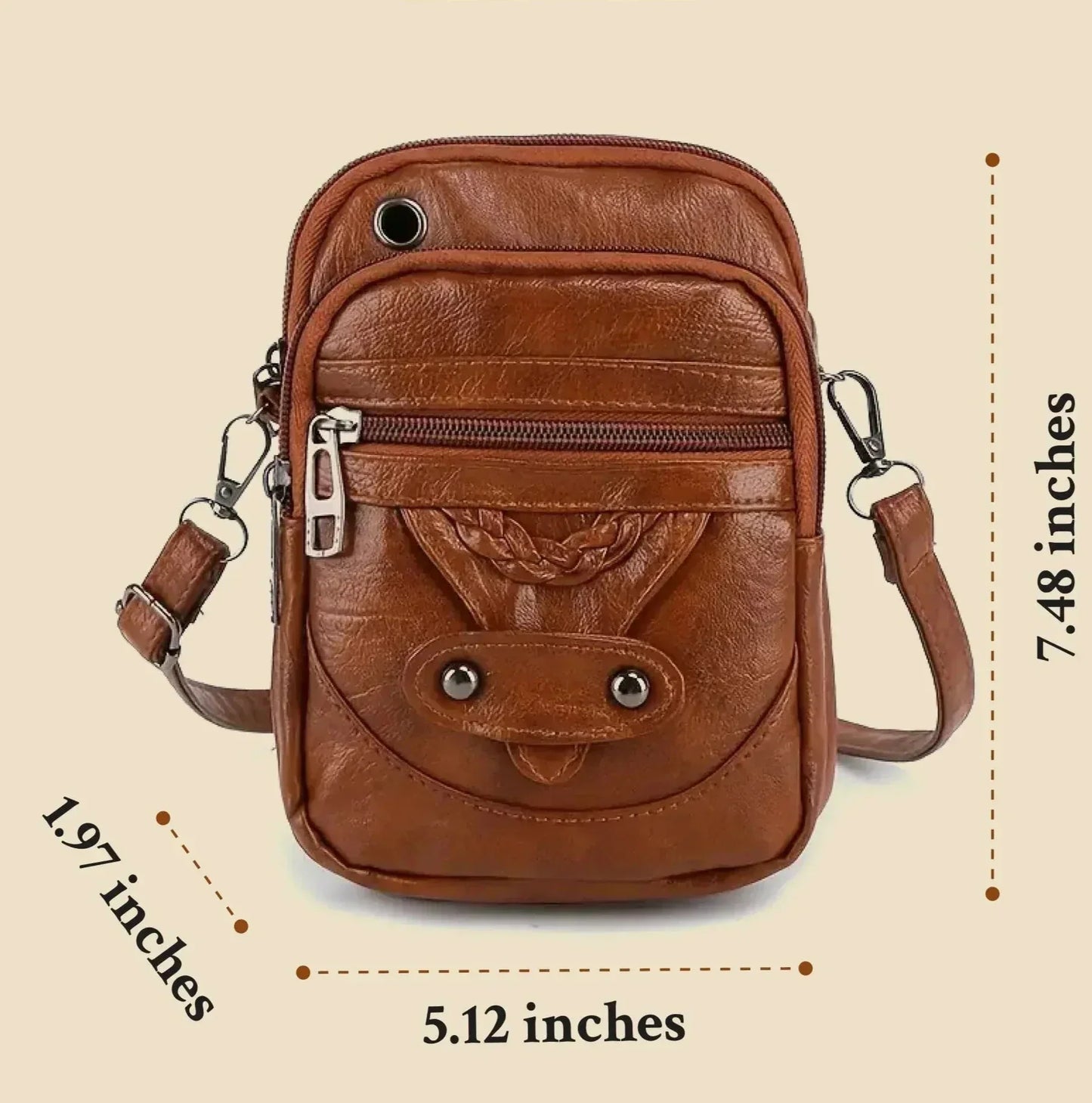 Vivian - Sac Crossbody en Cuir