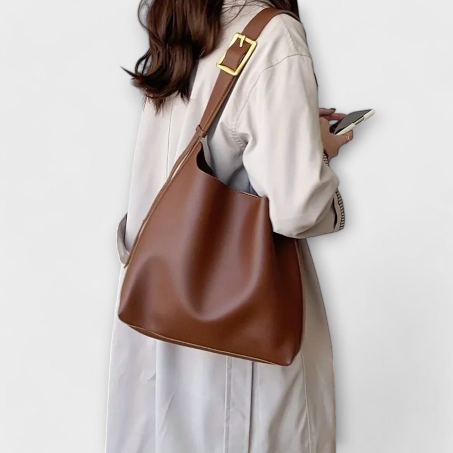 Isidore – Élégante Sac à bandoulière en cuir
