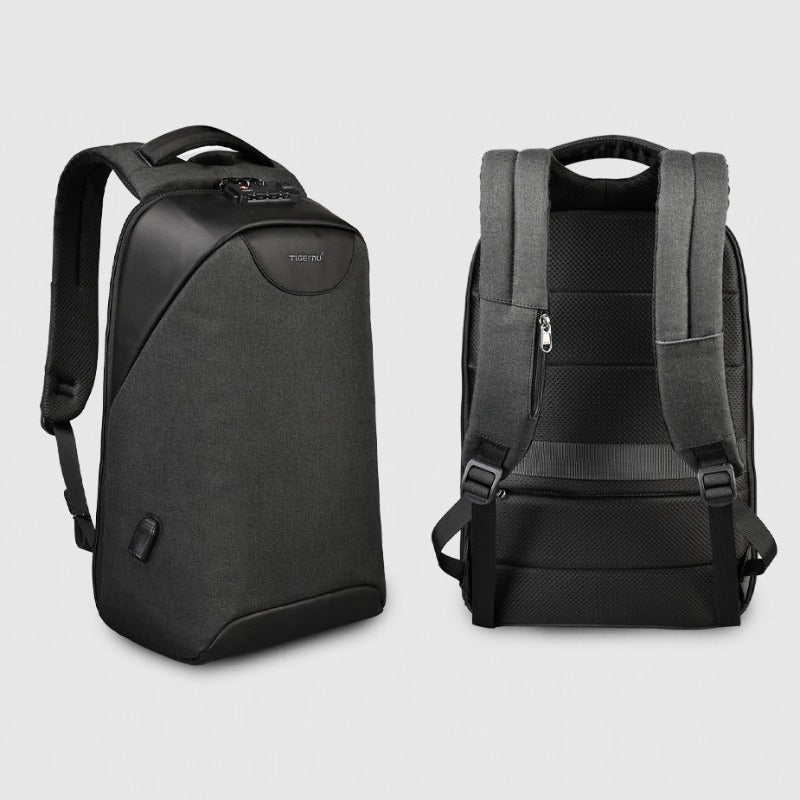 Sac Ordinateur 15 Pouces à Portés Dos Antivol pour Homme