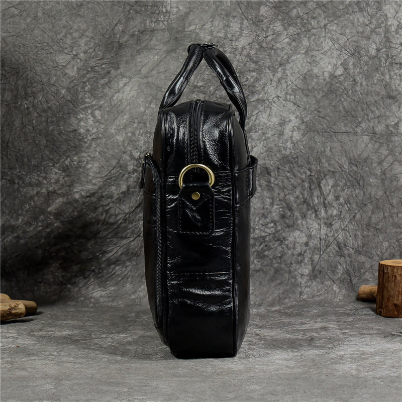 Porte Document en Cuir Vintage pour Homme