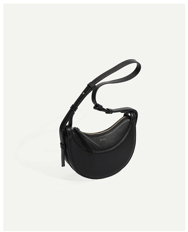Sac à bandoulière en forme de demi-lune – Moderne, Minimaliste & Chic sans Effort